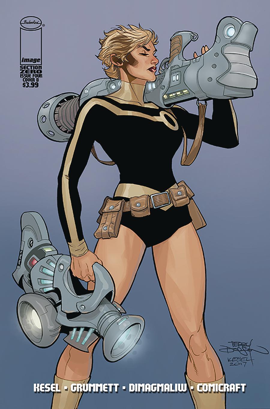 Section Zero Vol 2 #4 Cover B Variant Terry Dodson Cover