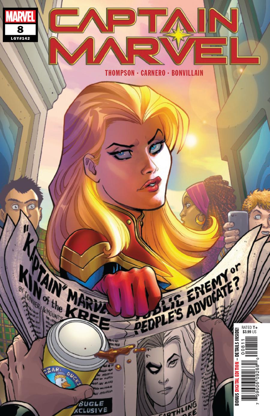 Captain Marvel Vol 9 #8 Cover A 1st Ptg Regular Amanda Conner Cover