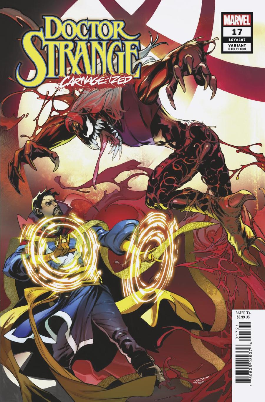 Doctor Strange Vol 5 #17 Cover B Variant Emanuela Lupacchino Carnage-Ized Cover
