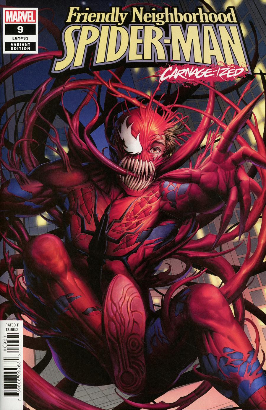 Friendly Neighborhood Spider-Man Vol 2 #9 Cover B Variant Woo Dae Shim Carnage-Ized Cover