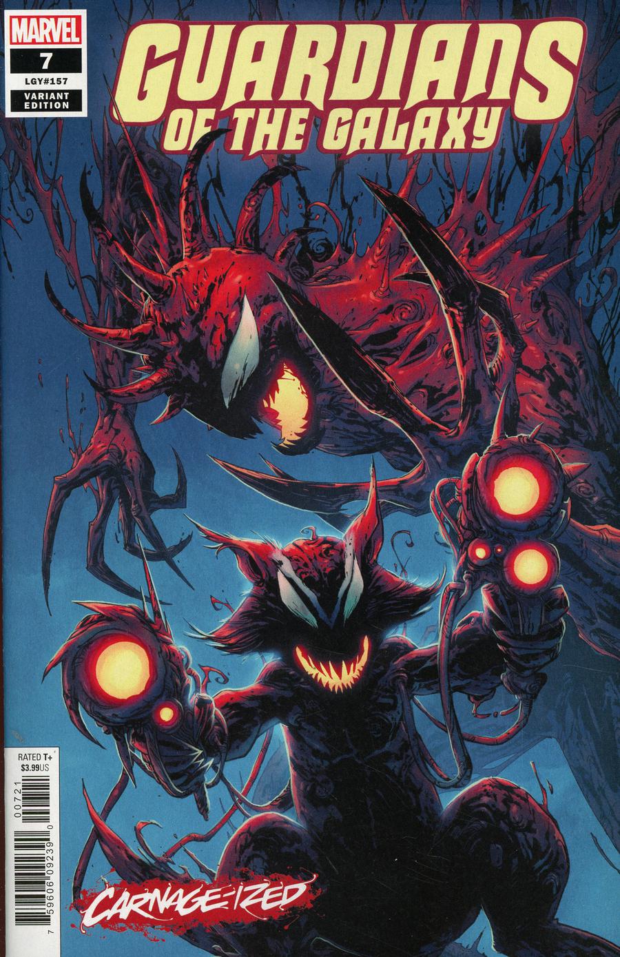 Guardians Of The Galaxy Vol 5 #7 Cover B Variant Giuseppe Camuncoli Carnage-Ized Cover