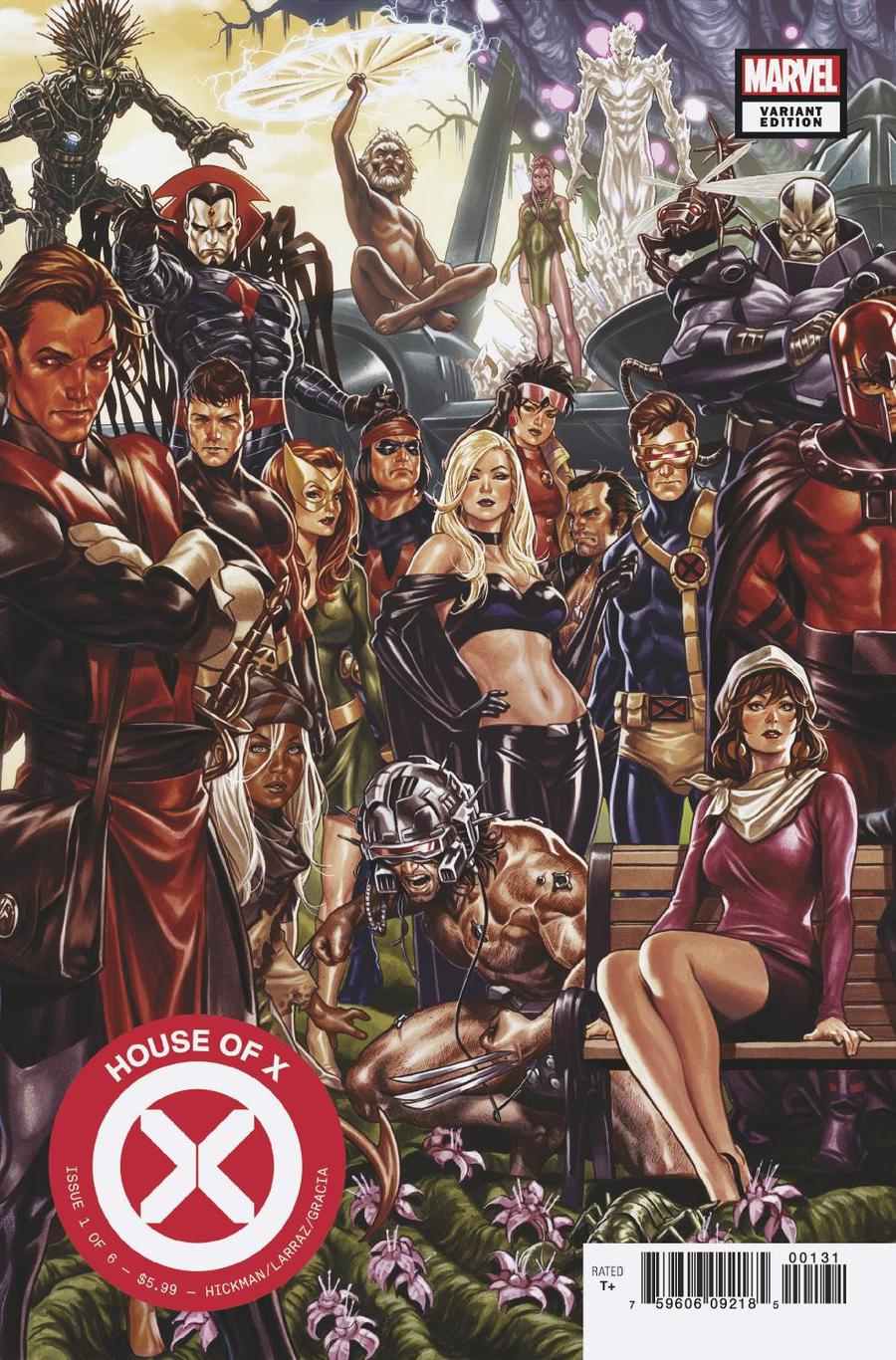 House Of X #1 Cover B Variant Mark Brooks Connecting Cover (1 Of 2)