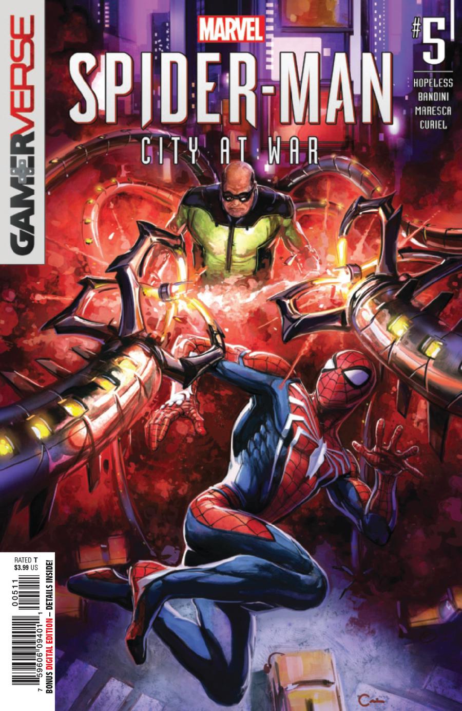 Marvels Spider-Man City At War #5 Cover A Regular Clayton Crain Cover