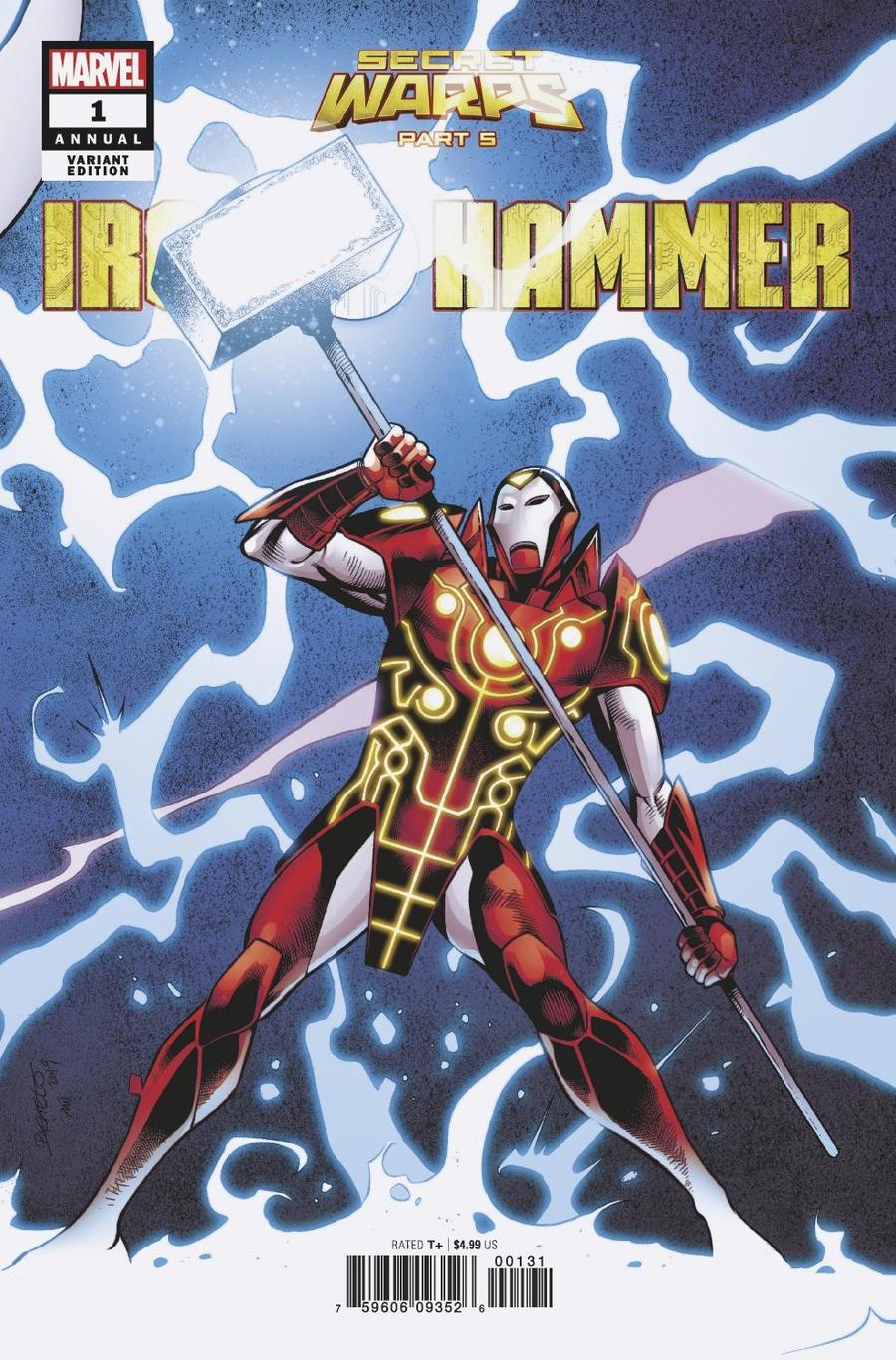 Secret Warps Iron Hammer Annual #1 Cover B Variant Carlos Pacheco Connecting Cover (Secret Warps Part 5)