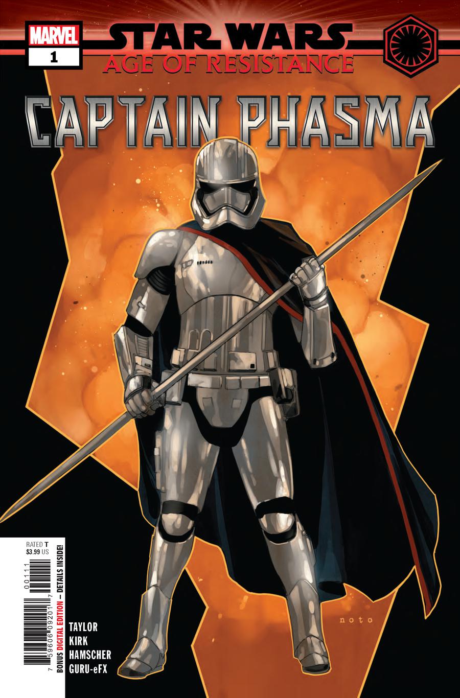 Star Wars Age Of Resistance Captain Phasma #1 Cover A Regular Phil Noto Cover