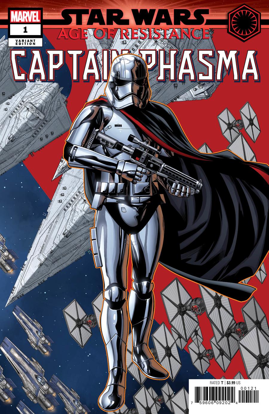 Star Wars Age Of Resistance Captain Phasma #1 Cover B Variant Mike McKone Puzzle Piece Cover