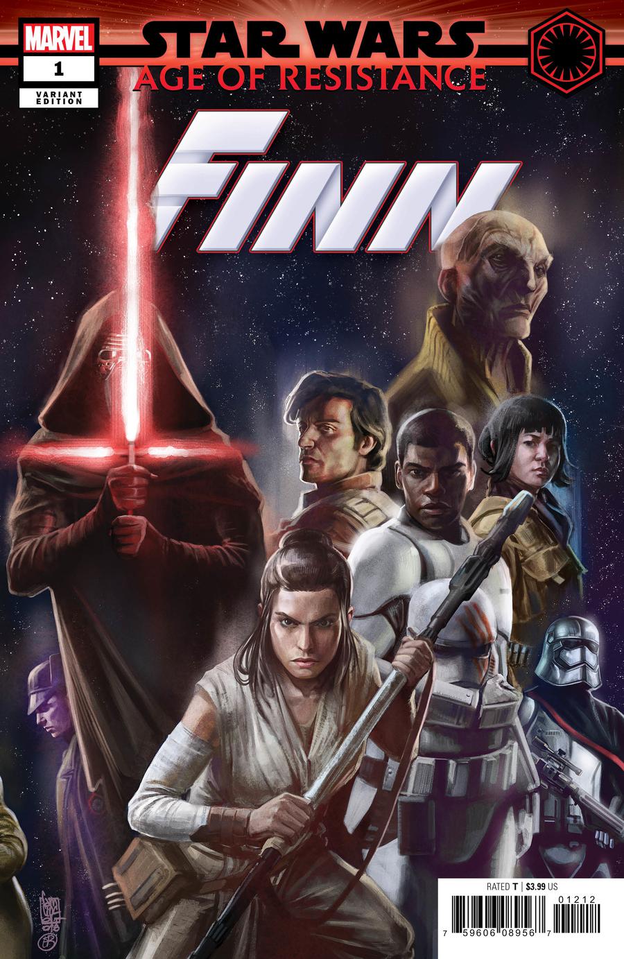 Star Wars Age Of Resistance Finn #1 Cover B Variant Giuseppe Camuncoli & Elia Bonetti Promo Cover
