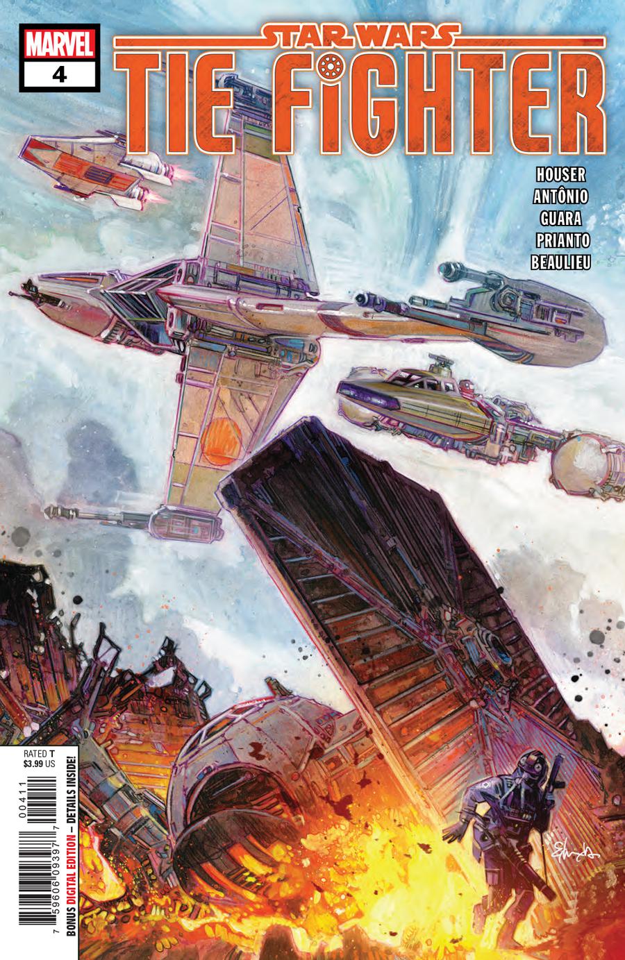 Star Wars TIE Fighter #4 Cover A Regular Tommy Lee Edwards Cover