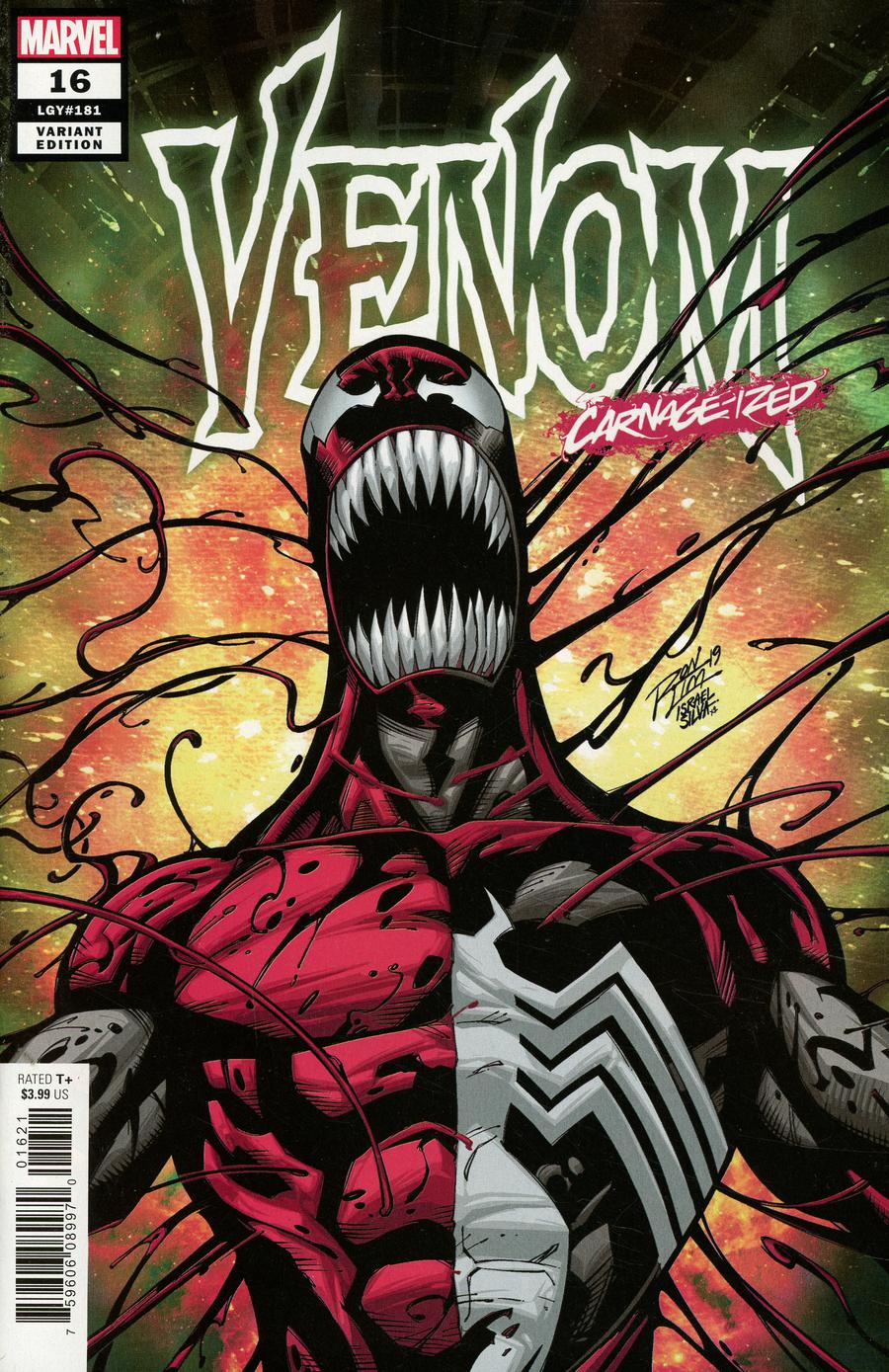 Venom Vol 4 #16 Cover B Variant Ron Lim Carnage-Ized Cover