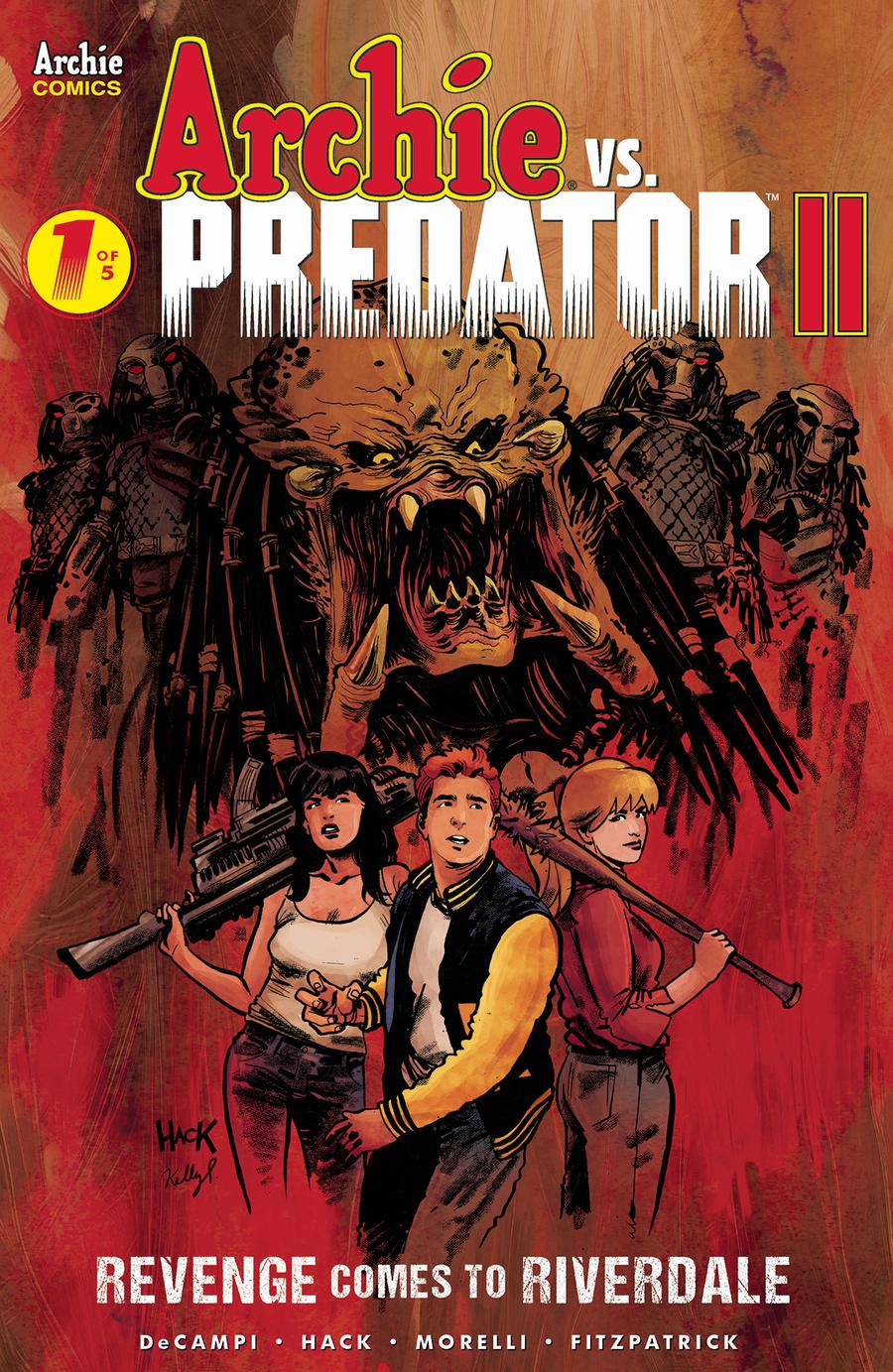Archie vs Predator II #1 Cover A Regular Robert Hack & Kelly Fitzpatrick Cover