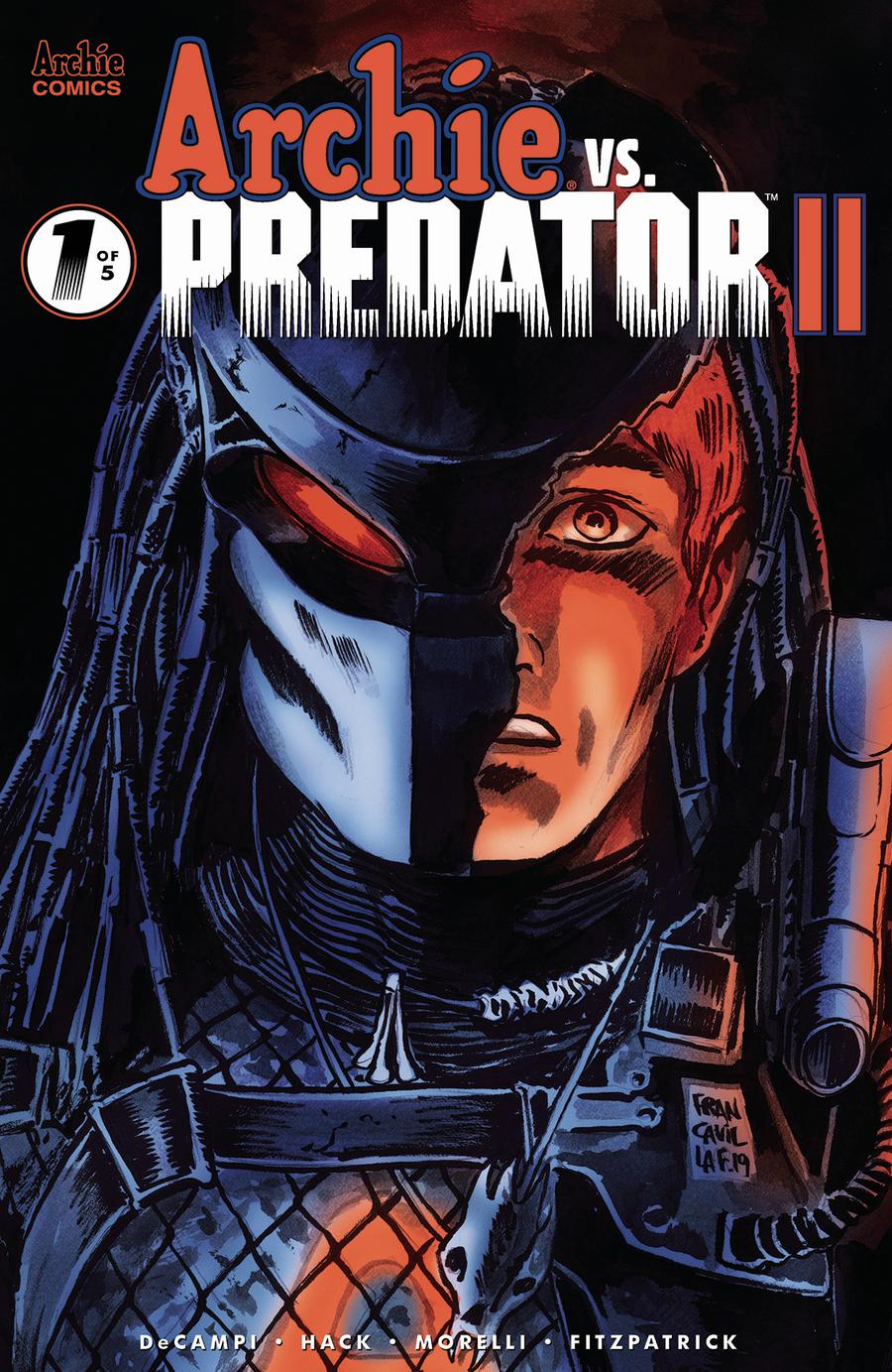 Archie vs Predator II #1 Cover D Variant Francesco Francavilla Cover