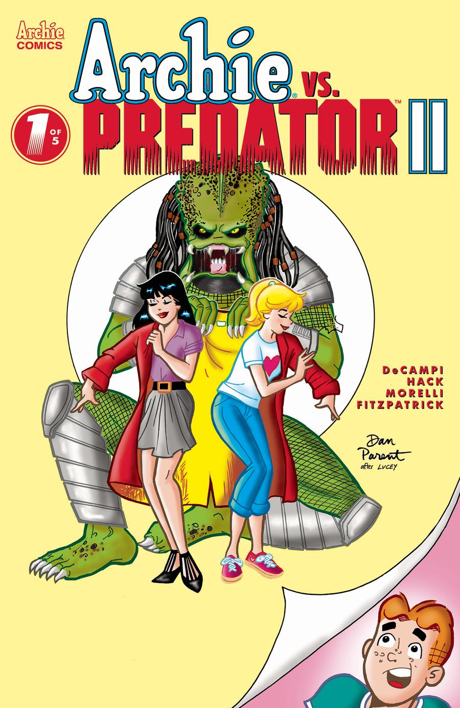 Archie vs Predator II #1 Cover E Variant Dan Parent Cover