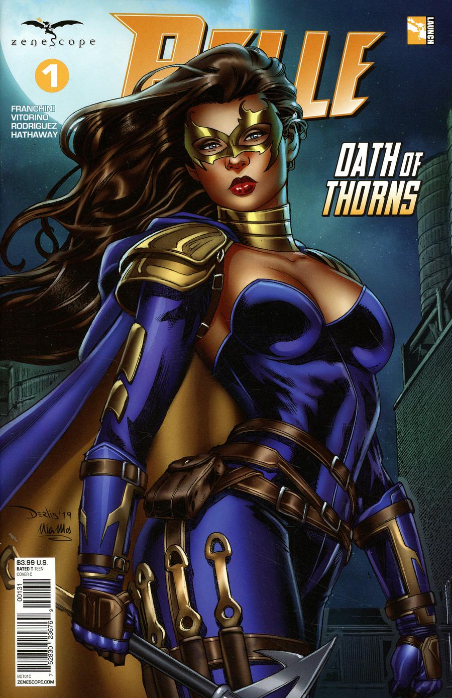 Grimm Fairy Tales Presents Belle Oath Of Thorns #1 Cover C Derlis Santacruz