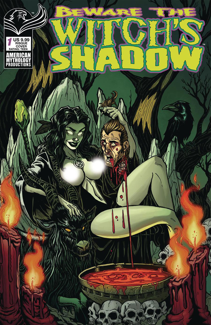 Beware The Witchs Shadow #1 Cover C Variant Puis Calzada Risque Cover