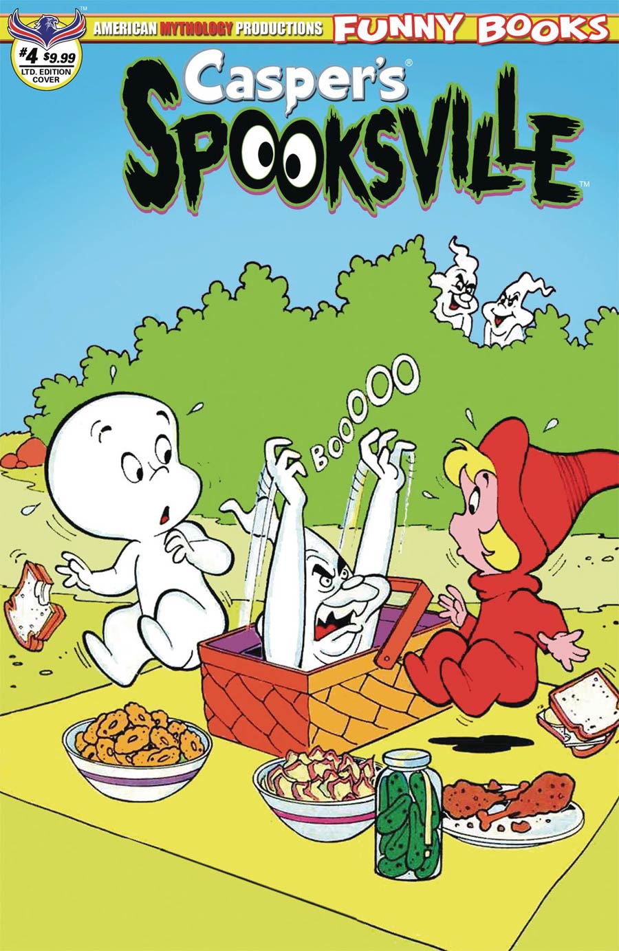 Caspers Spooksville #4 Cover B Limited Edition Retro Animation Variant Cover