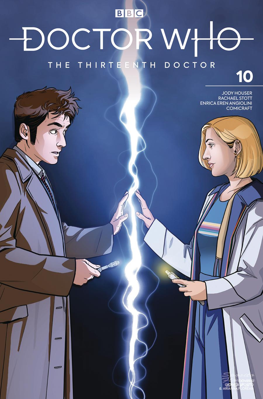 Doctor Who 13th Doctor #10 Cover C Variant 10th Doctor Cover