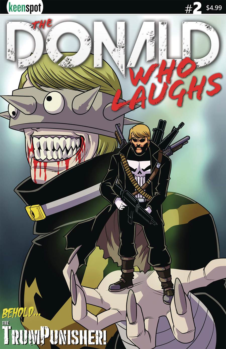 Donald Who Laughs #2 Cover A Regular Trumpunisher Cover
