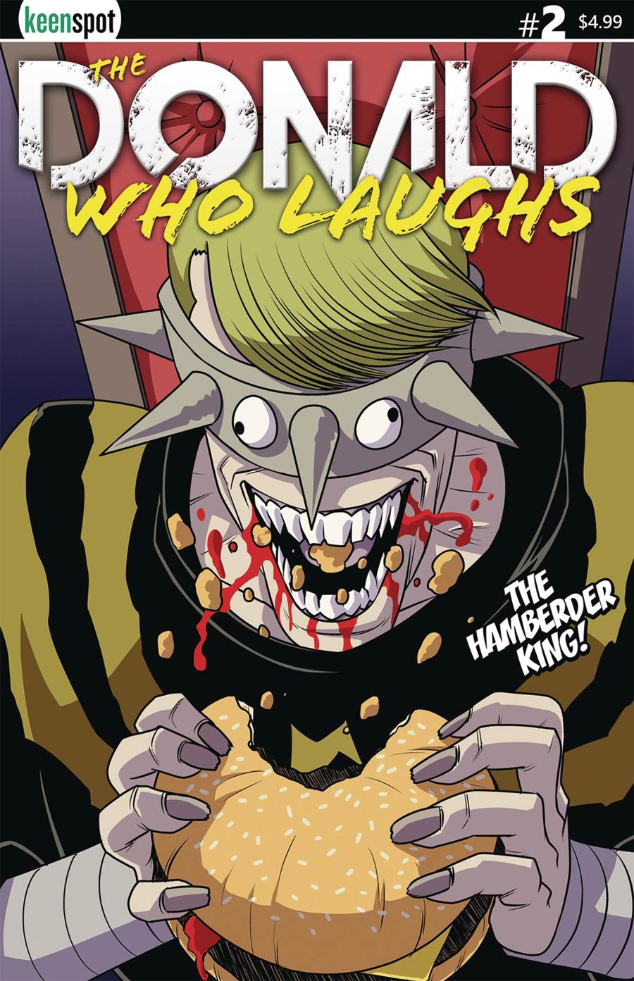 Donald Who Laughs #2 Cover B Variant Hamberder King Cover