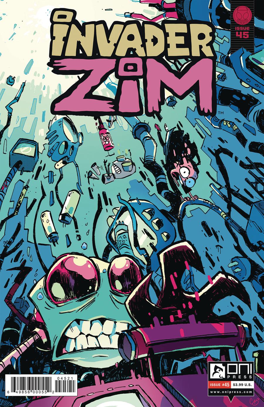 Invader Zim #45 Cover B Variant Cab Cover