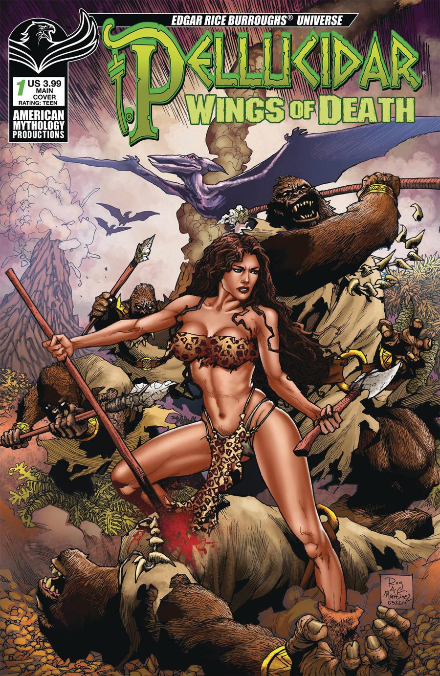 Pellucidar Wings Of Death #1 Cover A Regular Roy Allen Martinez Cover