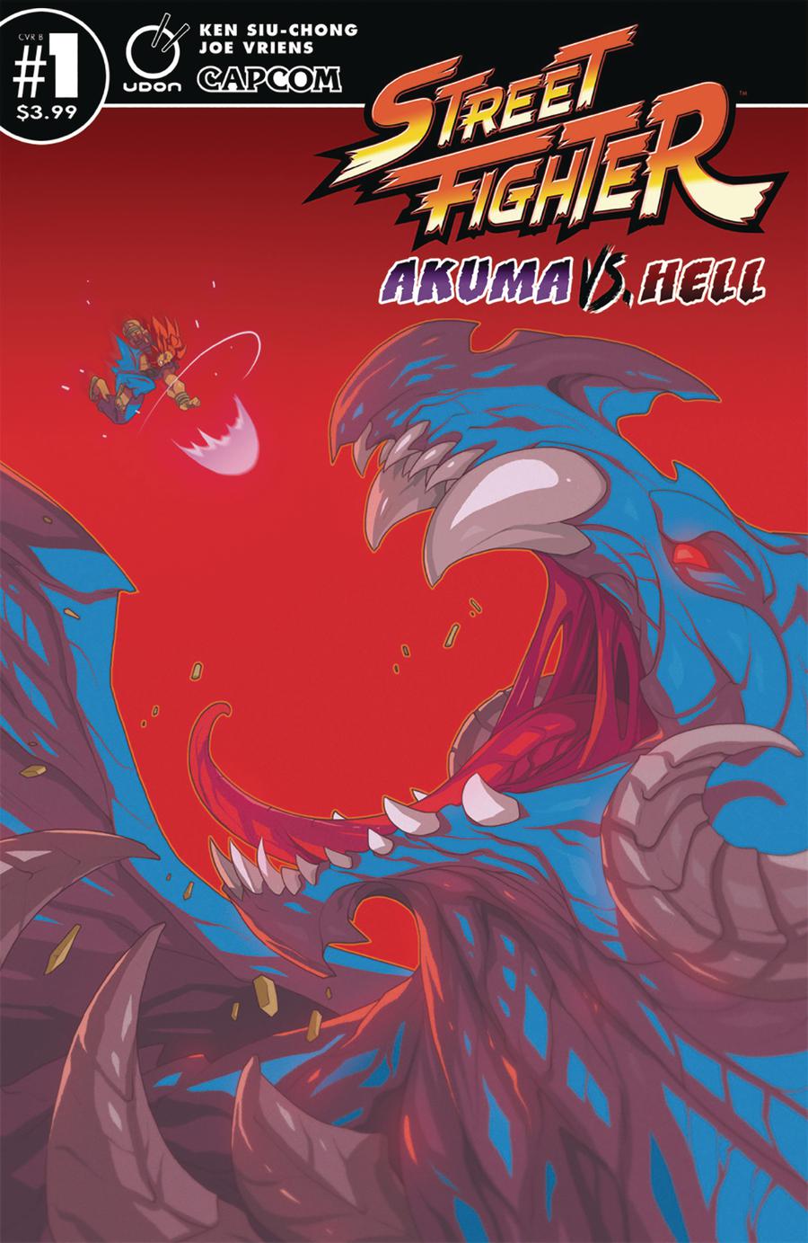 Street Fighter Akuma vs Hell #1 Cover B Variant Edwin Huang Cover