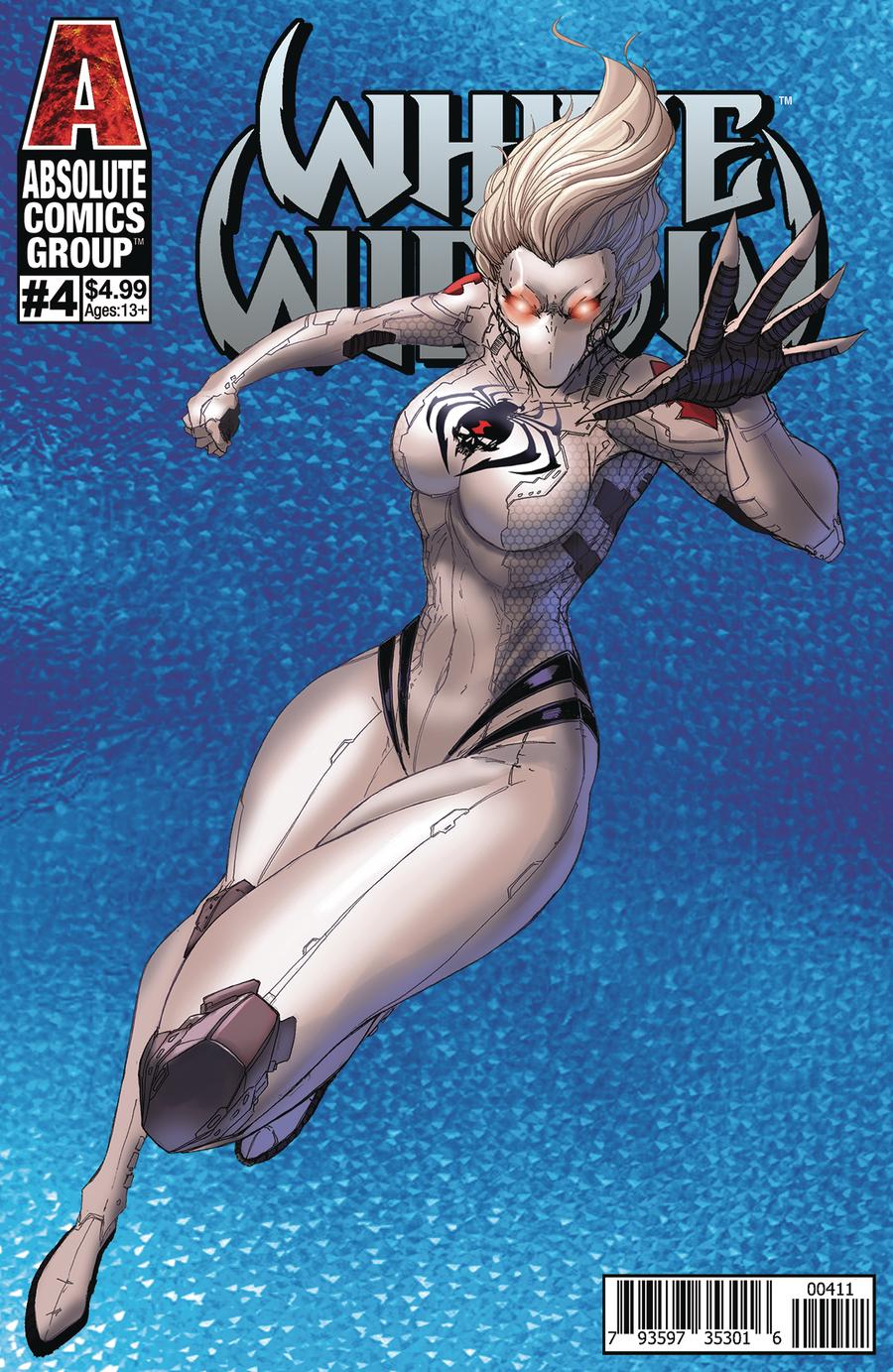 White Widow (Absolute Comics Group) #4 Cover A Regular Jamie Tyndall Holographic Cover