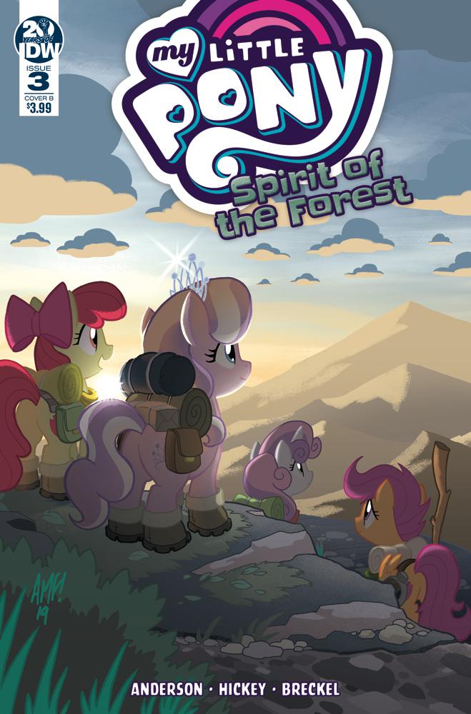 My Little Pony Spirit Of The Forest #3 Cover B Variant Tony Fleecs Cover