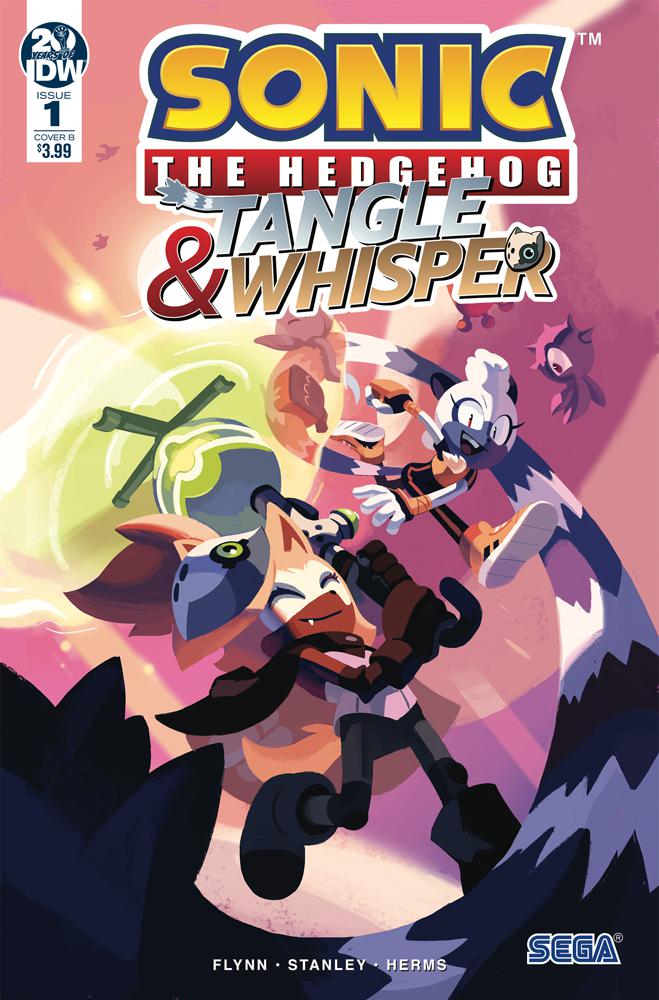 Sonic The Hedgehog Tangle & Whisper #1 Cover B Variant Nathalie Fourdraine Cover