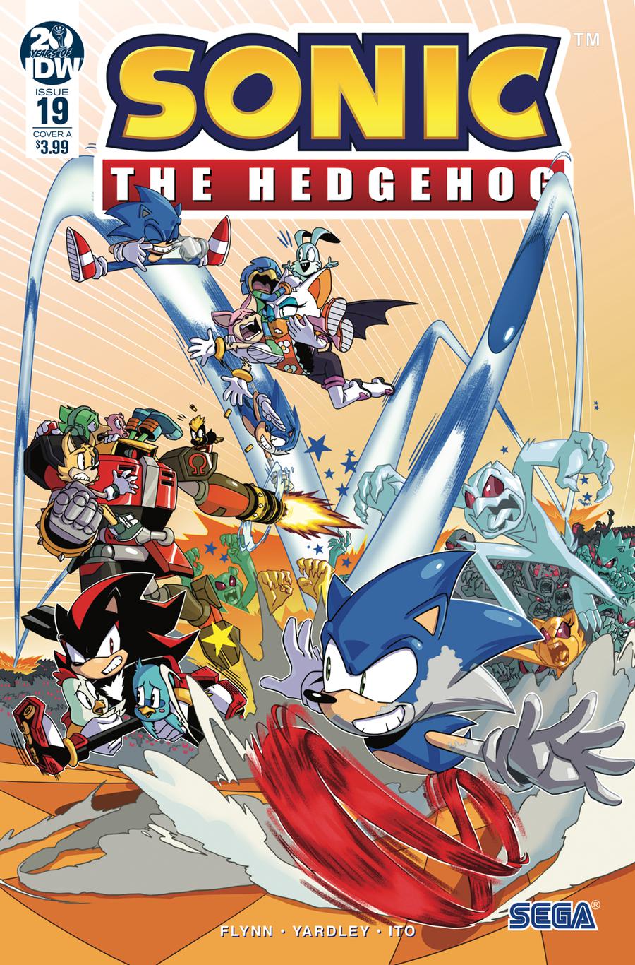 Sonic The Hedgehog Vol 3 #19 Cover A Regular Ryan Jampole Cover