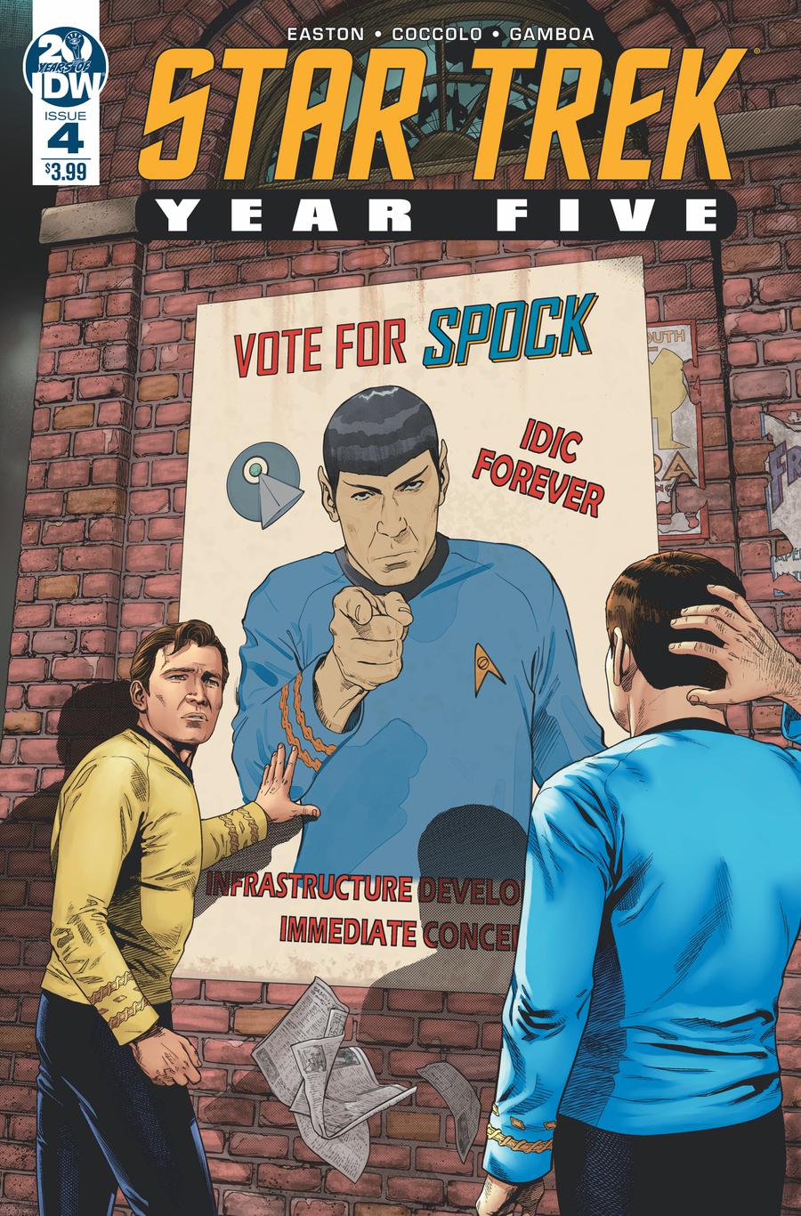 Star Trek Year Five #4 Cover A Regular Stephen Thompson Cover