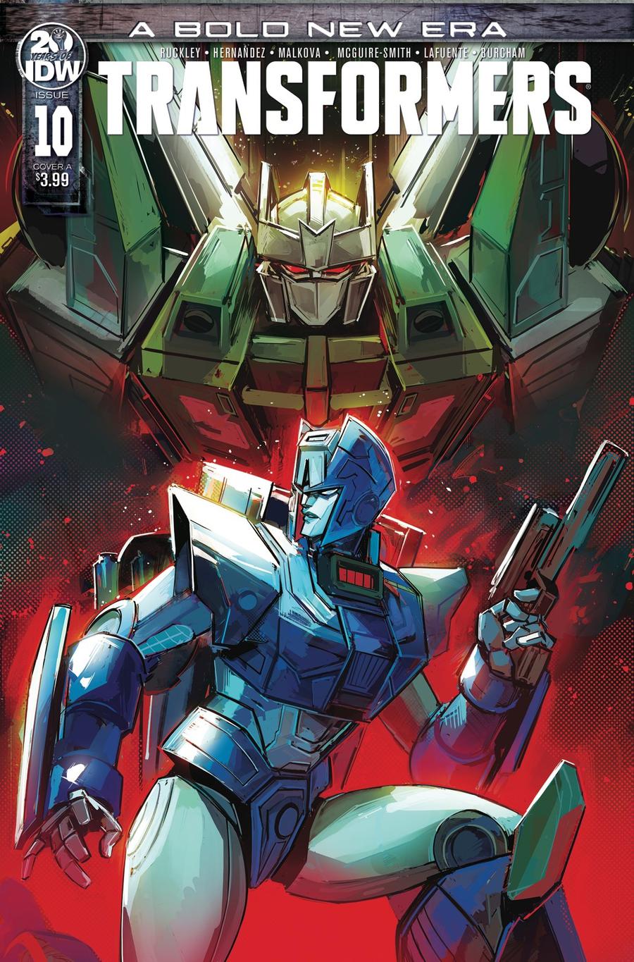 Transformers Vol 4 #10 Cover A Regular Thomas Deer Cover