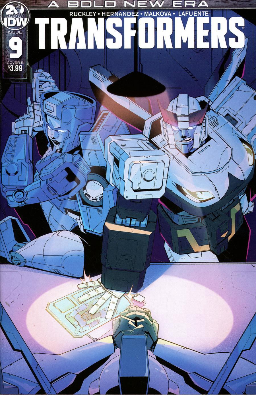 Transformers Vol 4 #9 Cover B Variant Priscilla Tramontano Cover