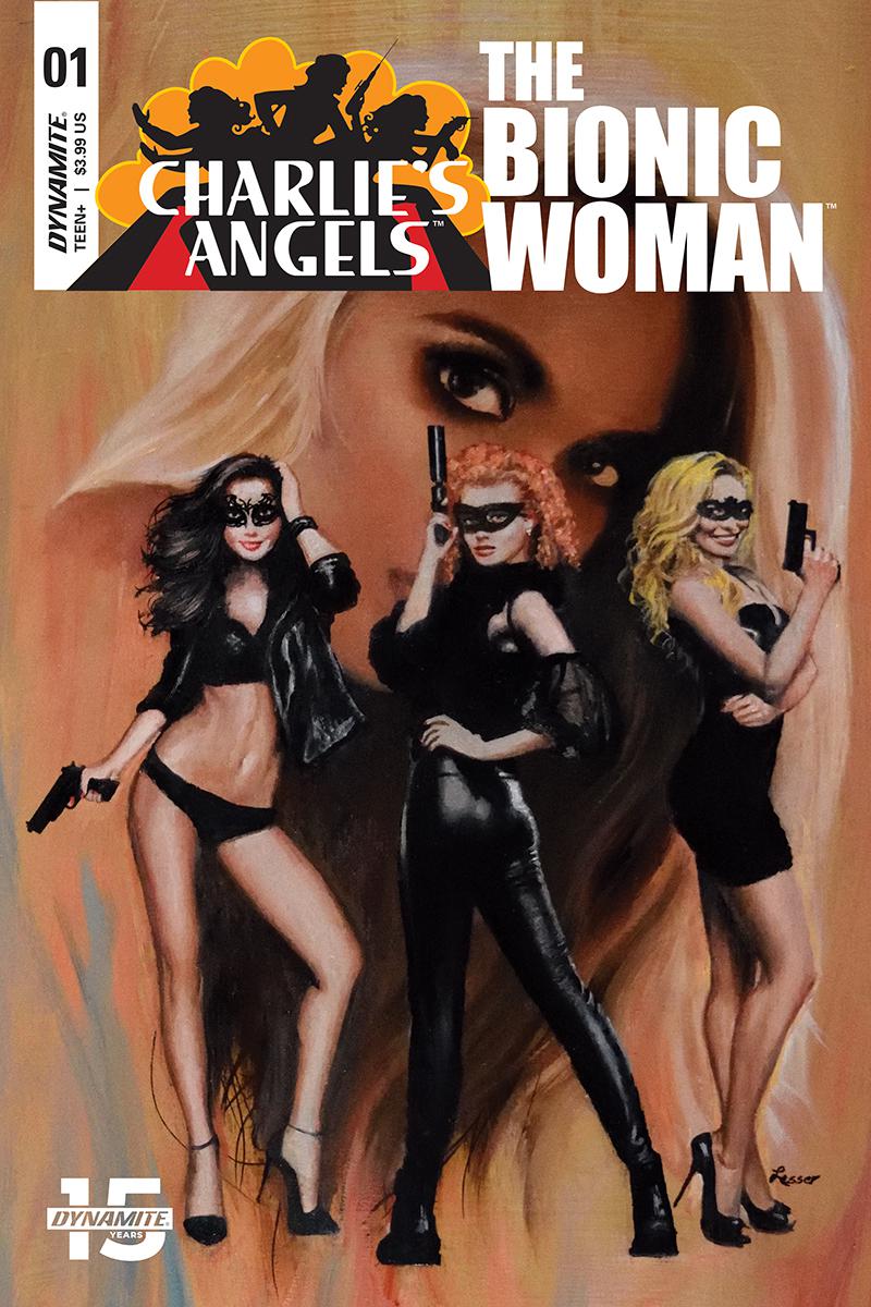 Charlies Angels vs The Bionic Woman #1 Cover C Variant Ron Lesser Cover