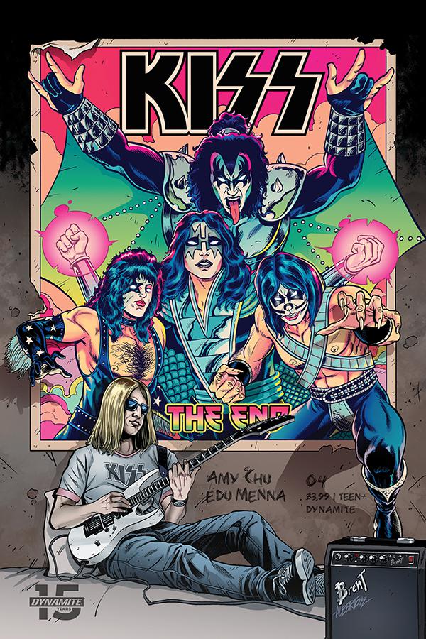 KISS The End #4 Cover C Variant Brent Schoonover Cover