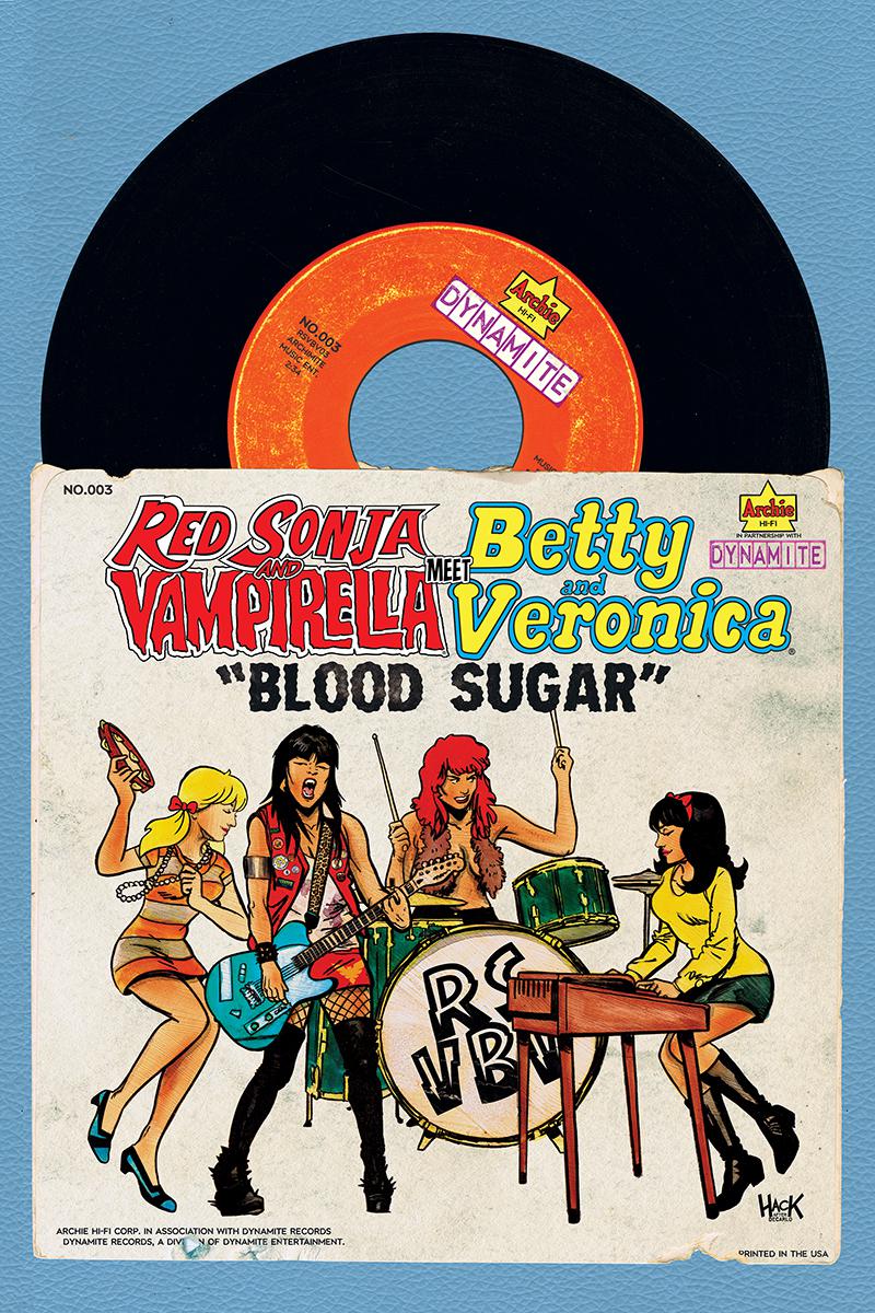 Red Sonja And Vampirella Meet Betty And Veronica #3 Cover B Variant Robert Hack Cover