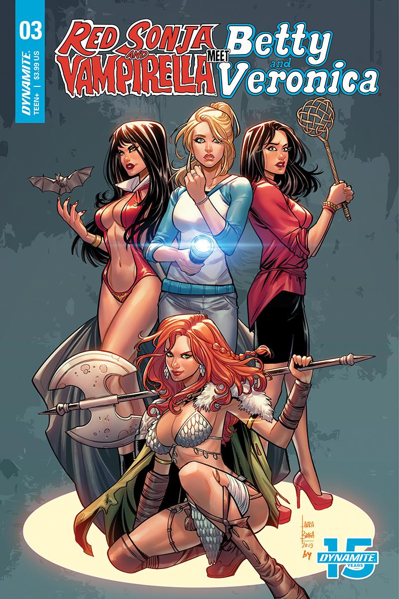 Red Sonja And Vampirella Meet Betty And Veronica #3 Cover C Variant Laura Braga Cover