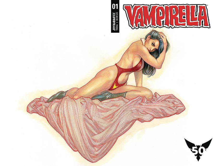 Vampirella Vol 8 #1 Cover A Regular Frank Cho Wraparound Cover