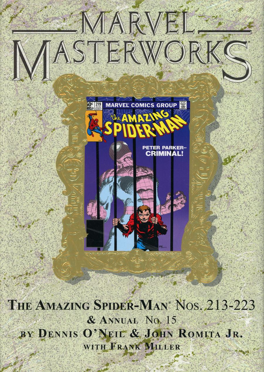 Marvel Masterworks Amazing Spider-Man Vol 21 HC Variant Dust Jacket