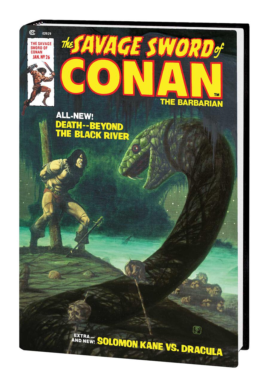 Savage Sword Of Conan Original Marvel Years Omnibus Vol 2 HC Direct Market Jim Starlin Variant Cover