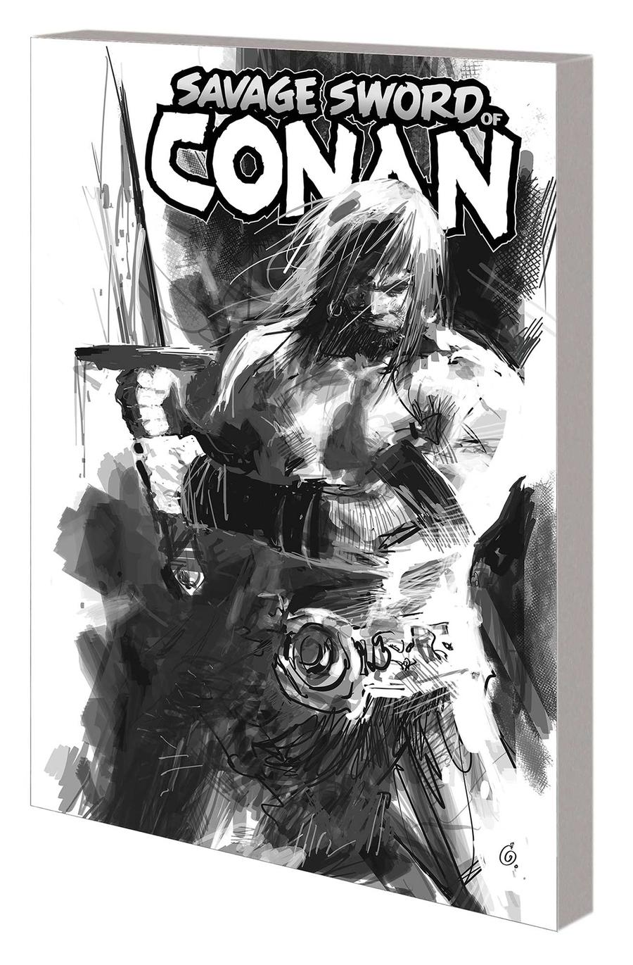 Savage Sword Of Conan Vol 1 Cult Of Koga Thun TP Direct Market Black & White Edition