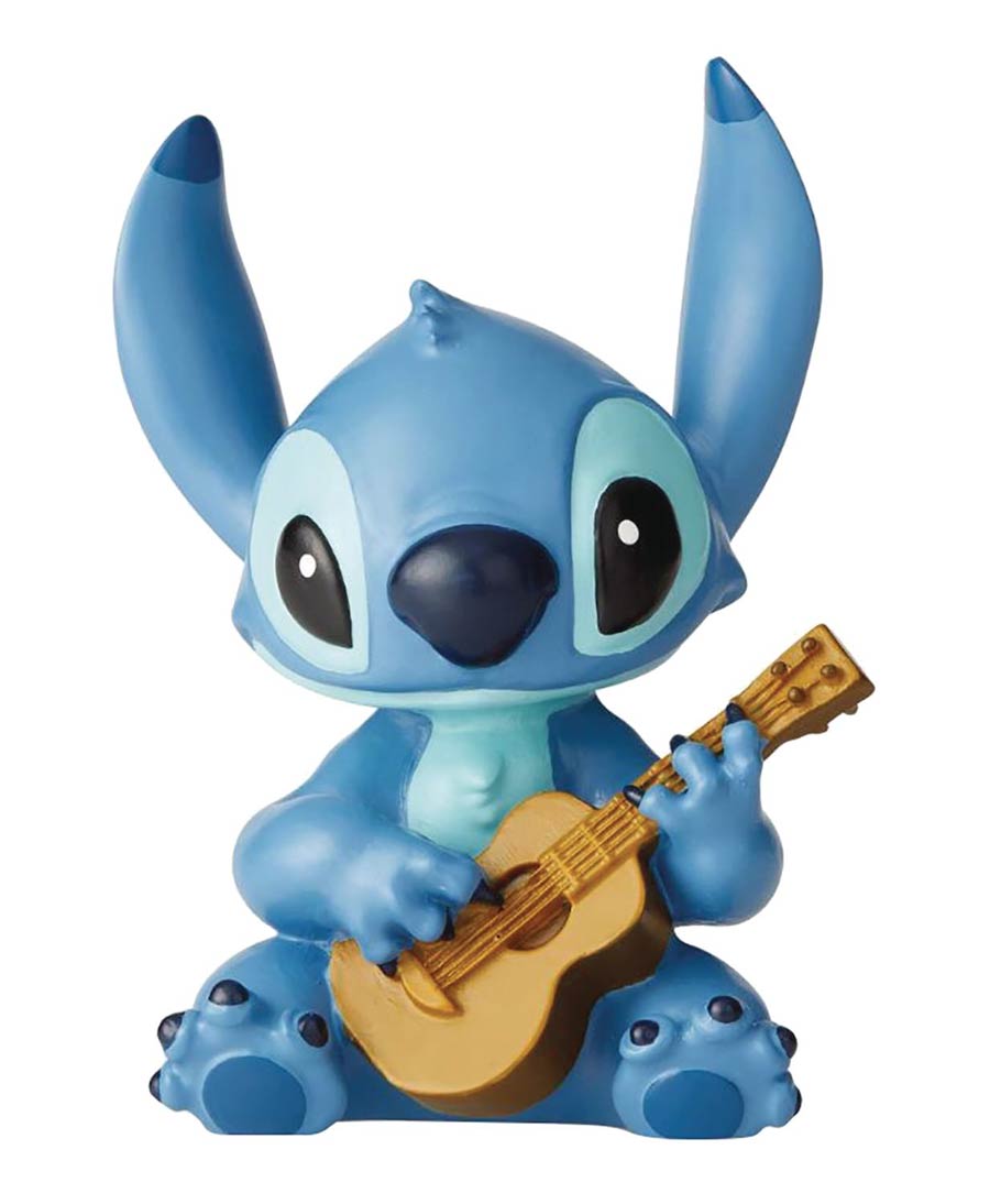 Disney Showcase Lilo And Stitch 2.5-Inch Mini Figurine - Stitch With Ukulele