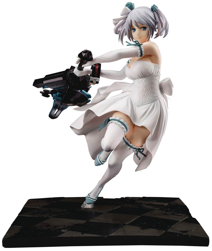 God Eater 2 Ciel Alenson Pure White Anniversary Dress 1/7 Scale PVC Figure