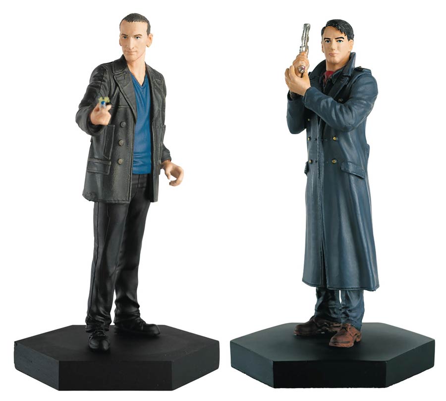 Doctor Who Figurine Collection Companion Set #5 Ninth Doctor & Jack Harkness