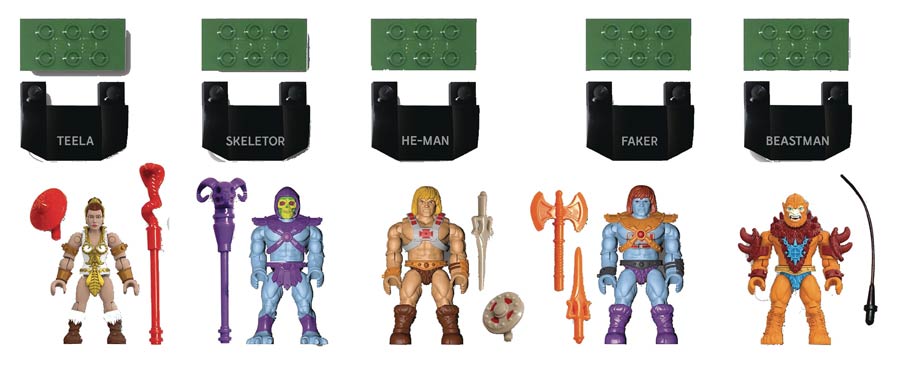 Mega Construx Masters Of The Universe Battle Of Eternia Mini Figure Collection Case