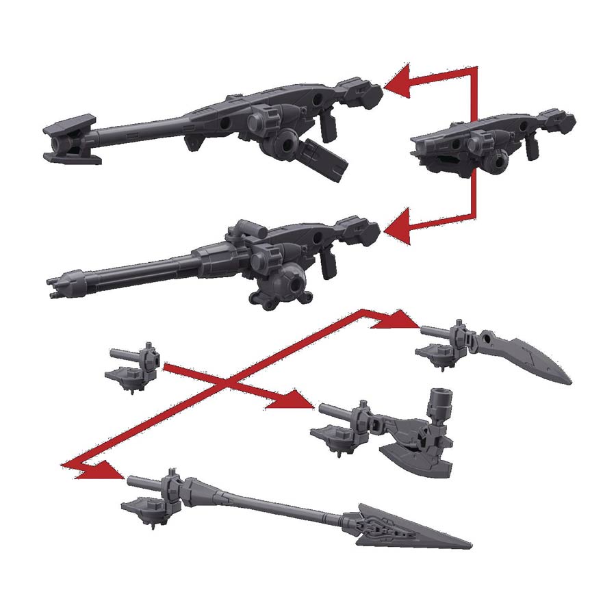 30 Minutes Missions Weapons 1/144 Kit #W-02 Option Weapon 1 For Portanova