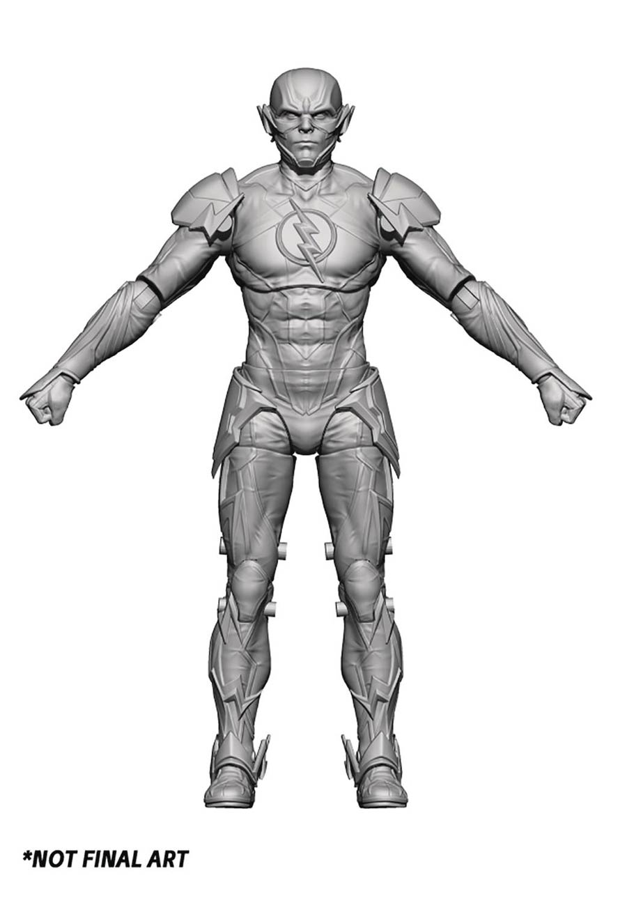 Injustice 2 Reverse Flash Previews Exclusive 1/18 Scale Figure