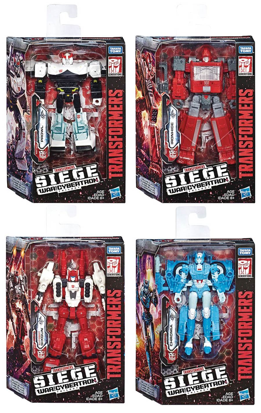 Transformers Generations War For Cybertron Deluxe Action Figure Assortment Case 201902