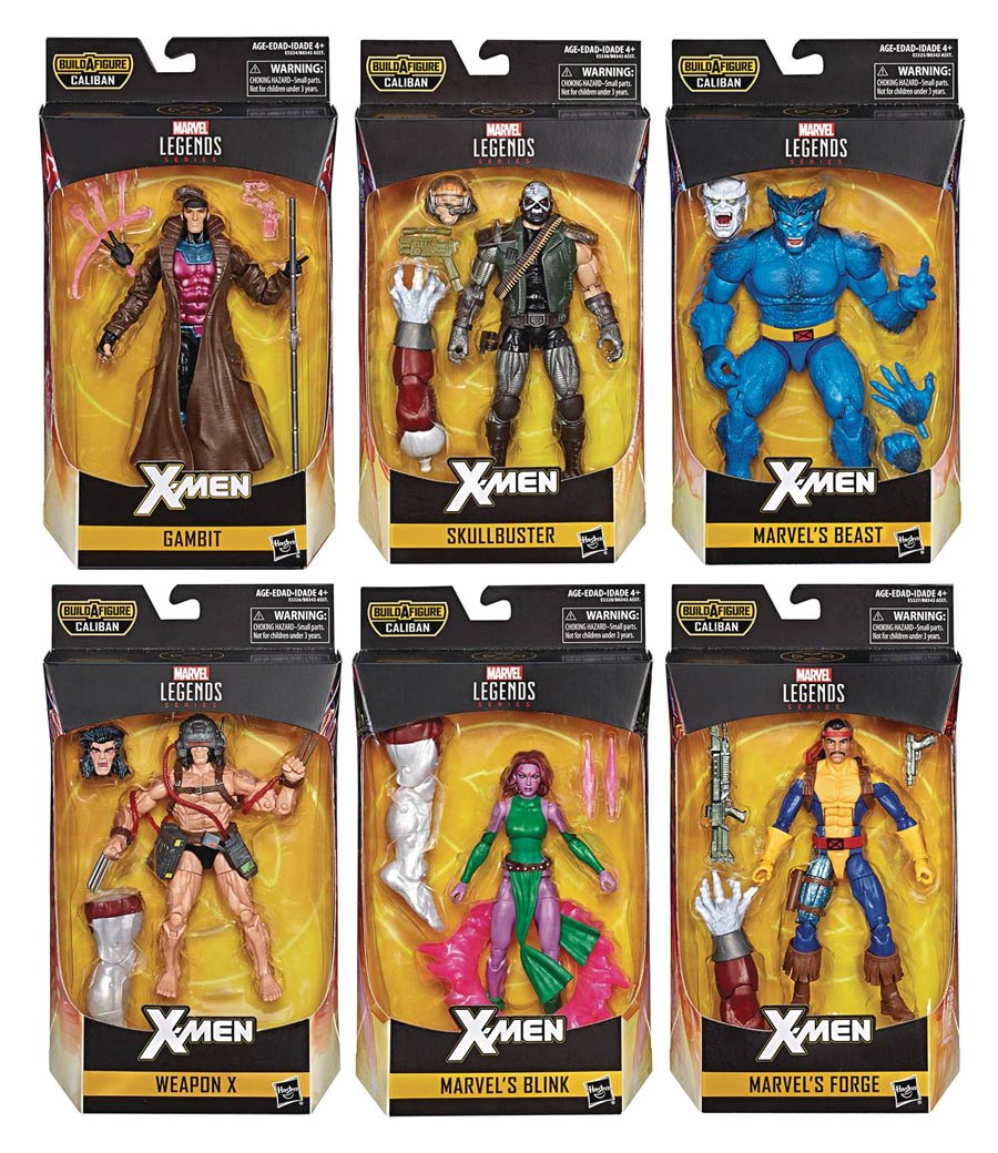 X-Men Legends 2019 6-Inch Action Figure Assortment Wave 4 Case Of 8 Figures
