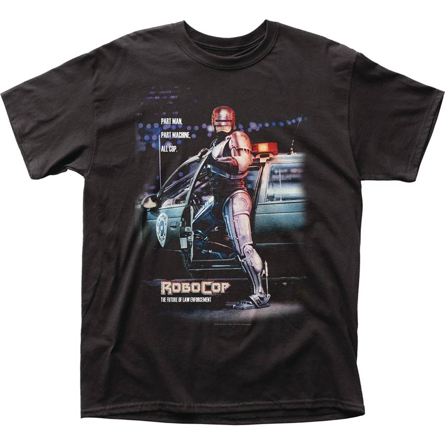 Robocop Part Man All Cop T-Shirt Large