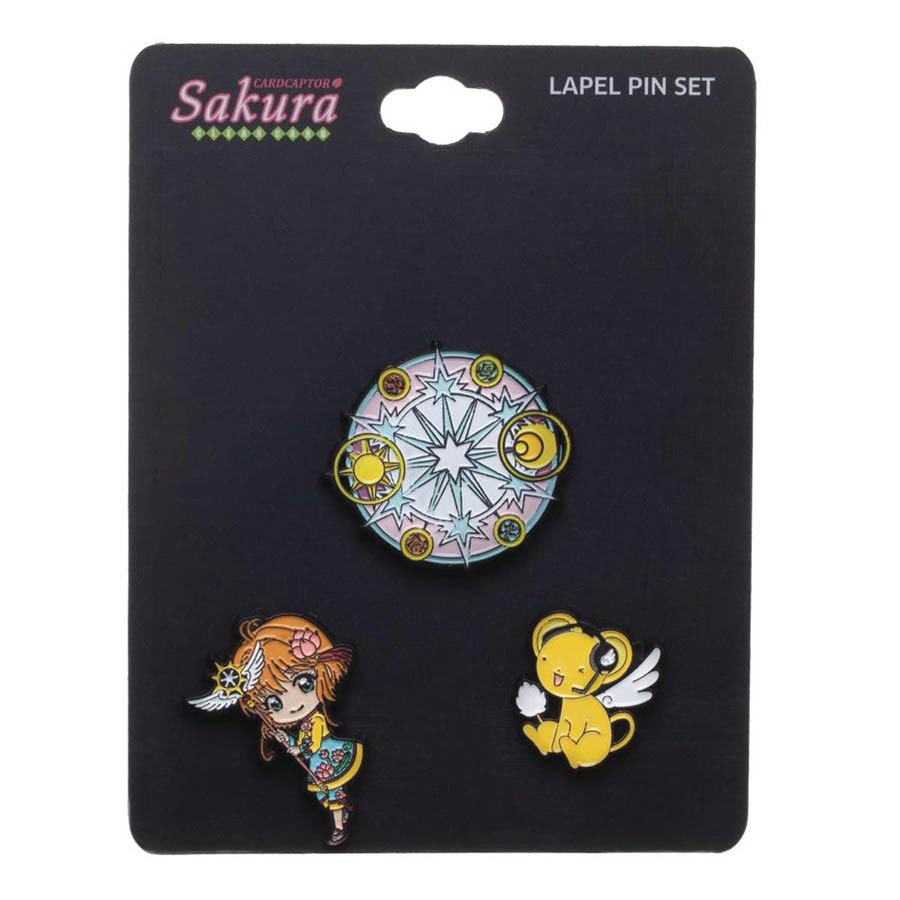 Cardcaptor Sakura 3-Piece Lapel Pin Set